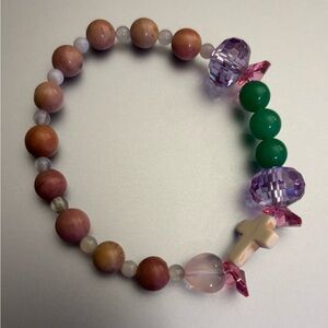 Beaded Rosary-style bracelet
